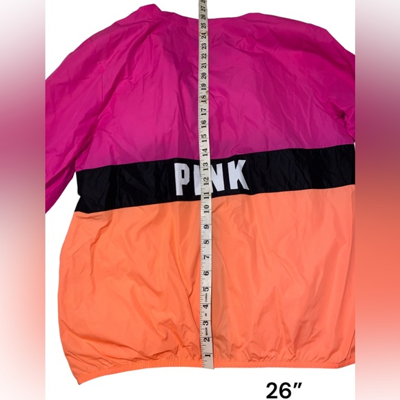 💕3/$30💕 Victoria's Secret PINK Windbreaker Jacket Size XS / S - Picture 8 of 11